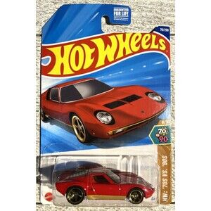 2025 Hot Wheels #78 71 Lamborghini Miura SV RED